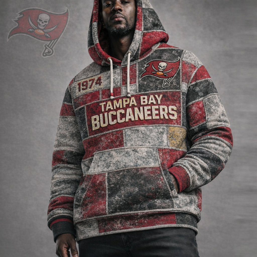 Premium NFL TBB Vintage Patchwork Hoodie V2 NMD CTKT