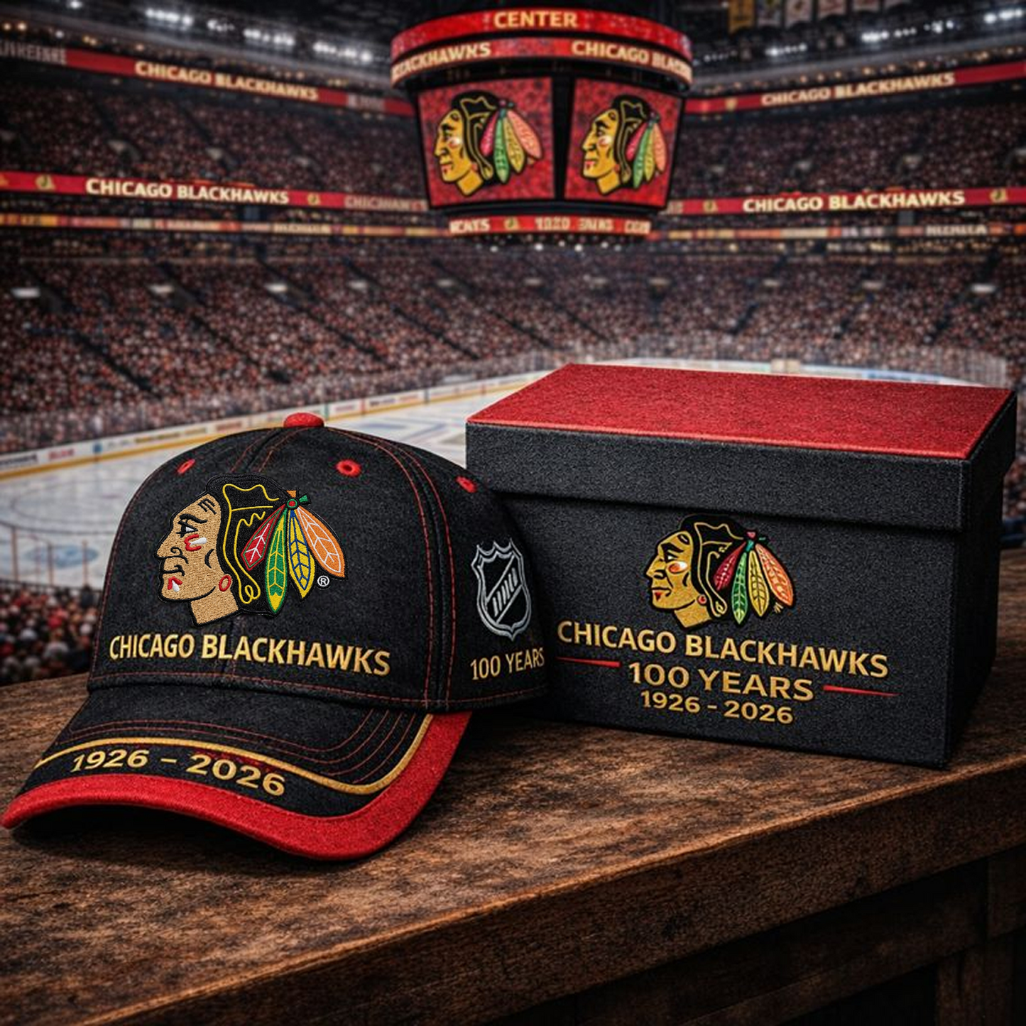 Premium NHL CHI Anniversary Hat V5 NMD NHT