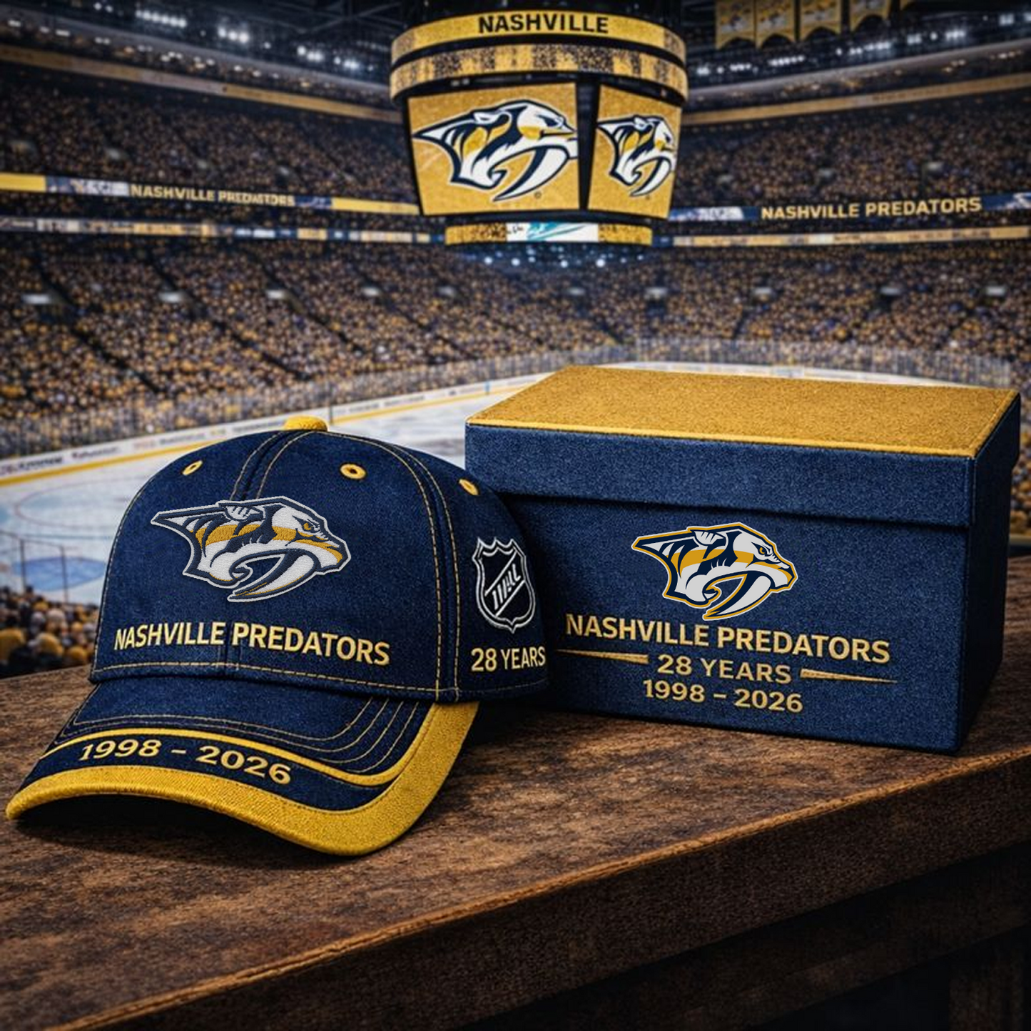 Premium NHL NSH Anniversary Hat V5 NMD NHT