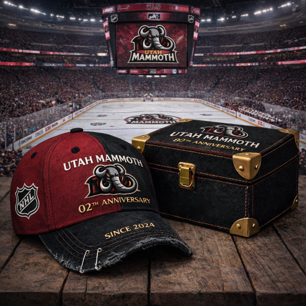 Premium NHL UM Anniversary Vintage Crackle Hat V7 NMD CTKT