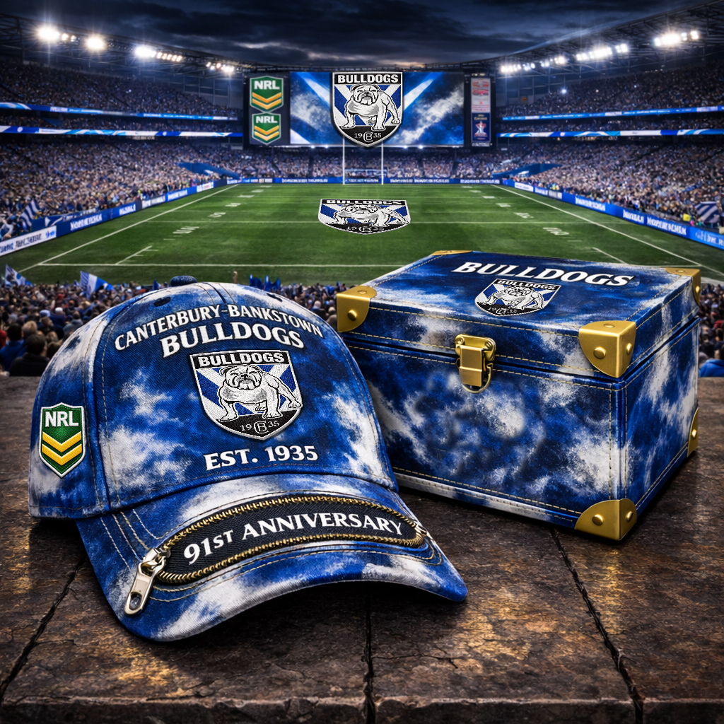 Premium NRL CBB Anniversary Tie-Dye Heritage Zipper Cap V9 NMD TTV