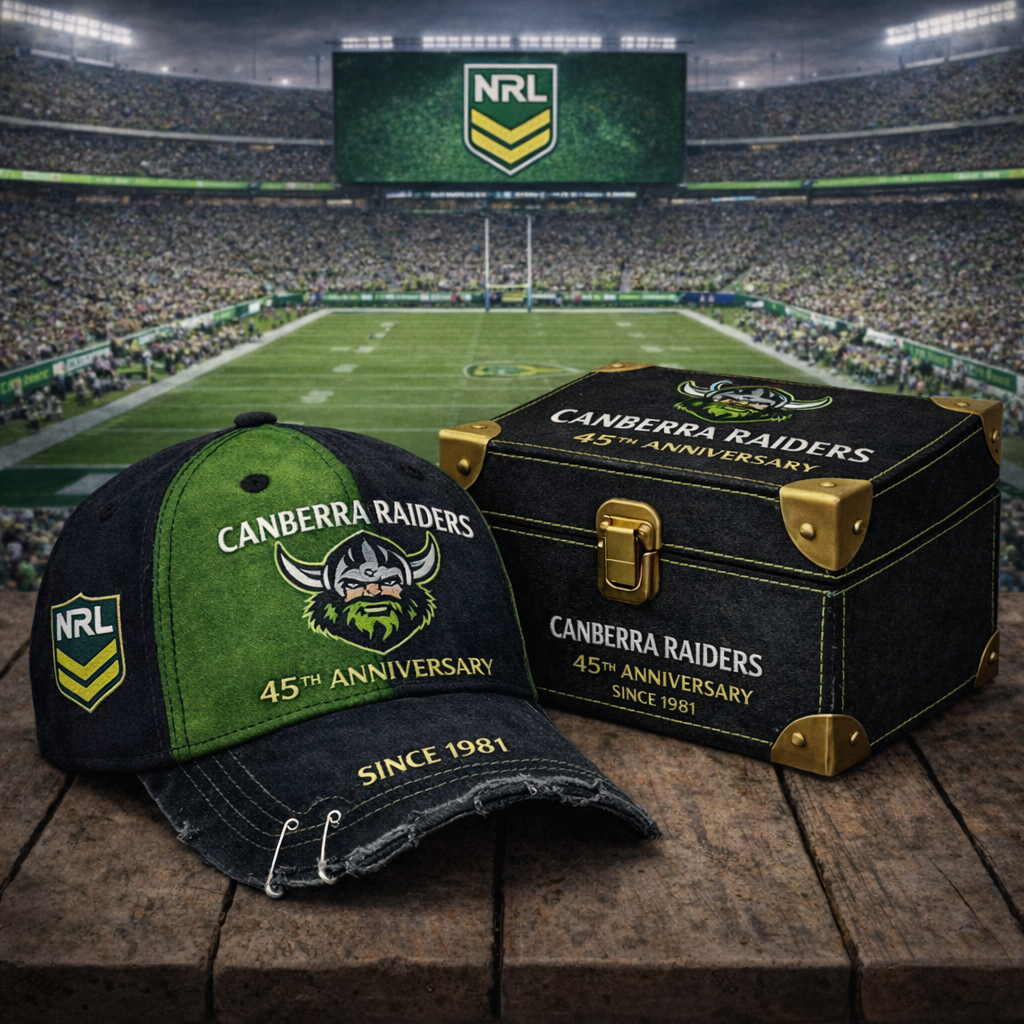 Premium NRL CR Anniversary Vintage Crackle Hat V7 NMD CTKT