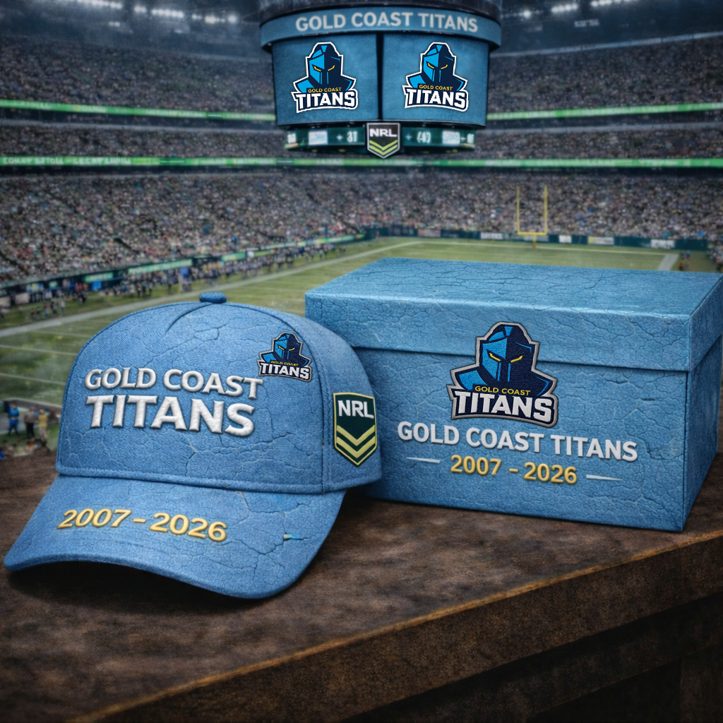 Premium NRL GCT Vintage Crackle Anniversary Hat V6 NMD TTV