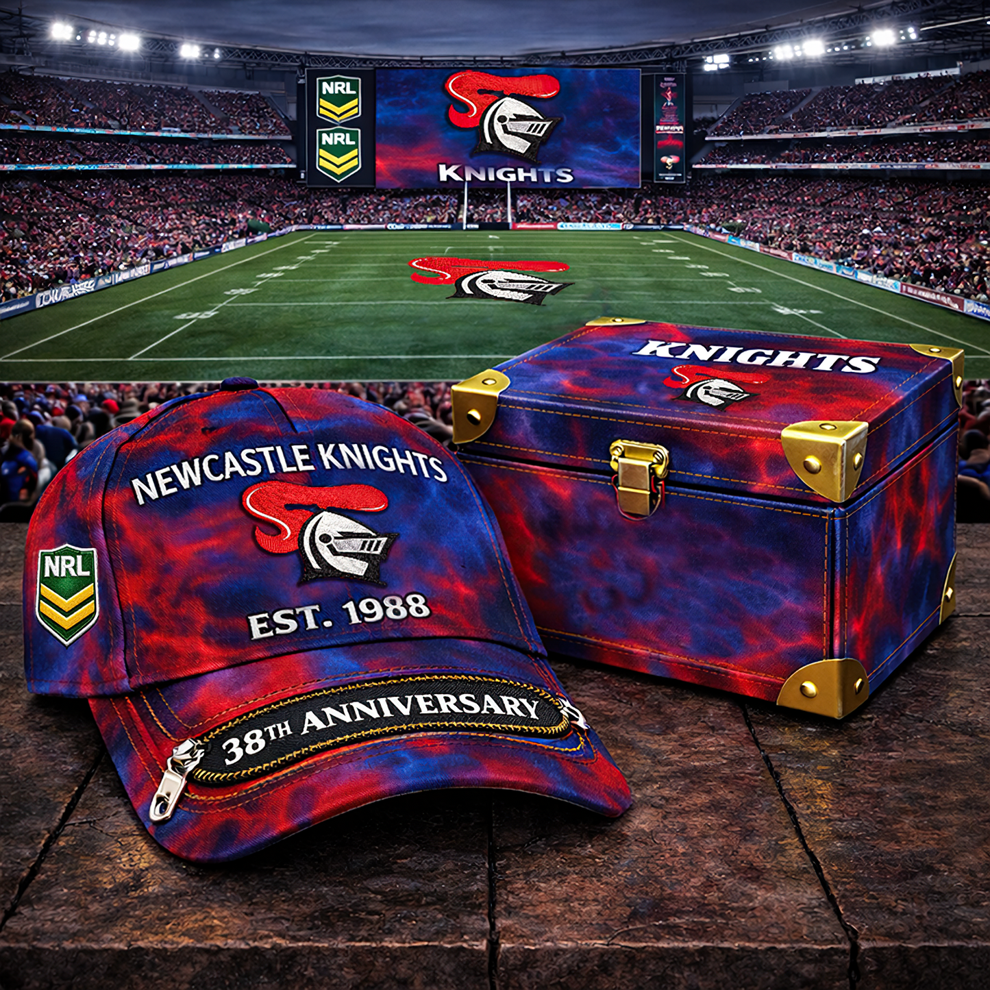 Premium NRL NK Anniversary Tie-Dye Heritage Zipper Cap V9 NMD TTV