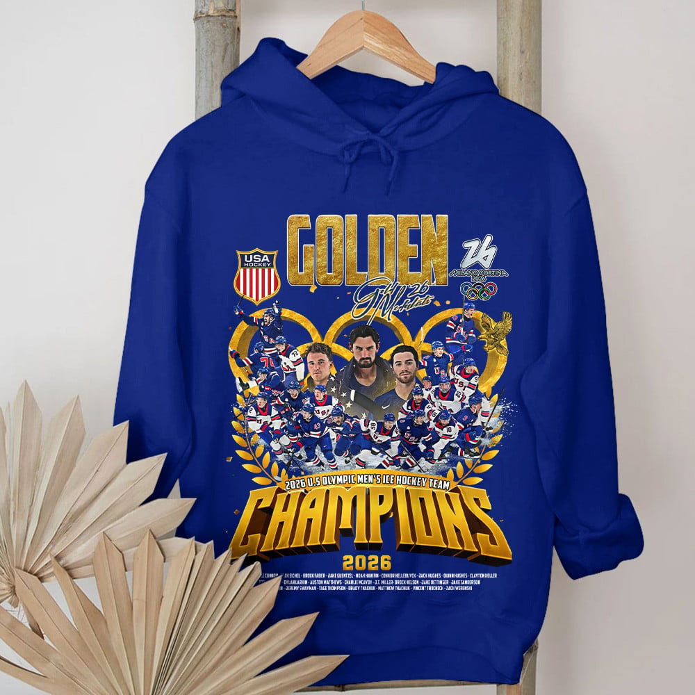Premium Olympic USA Ice Hockey Champions 2026 Shirt V1 NMD TTV