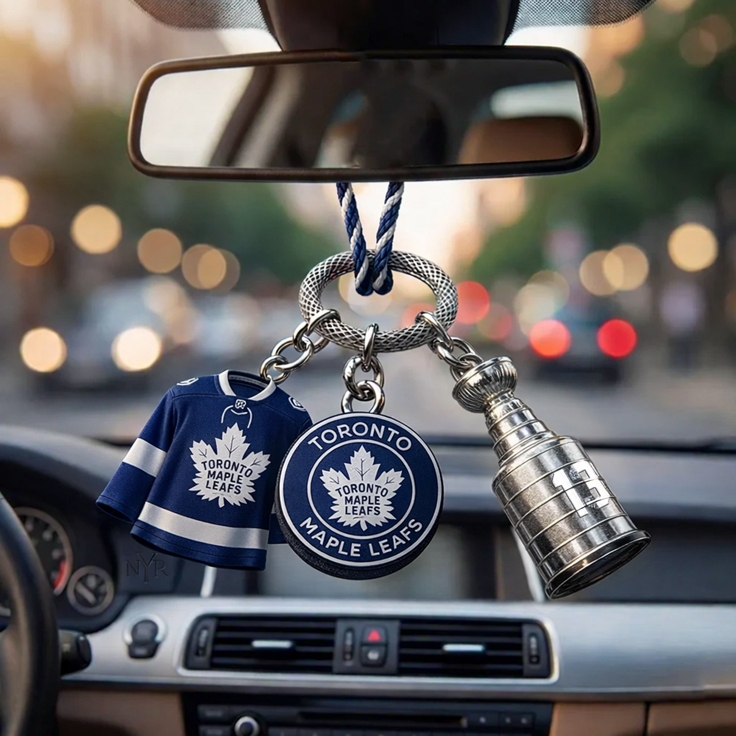 Premium TOR x NHL Custom Jersey Logo Cup Car Charm DATND TANTD 250326