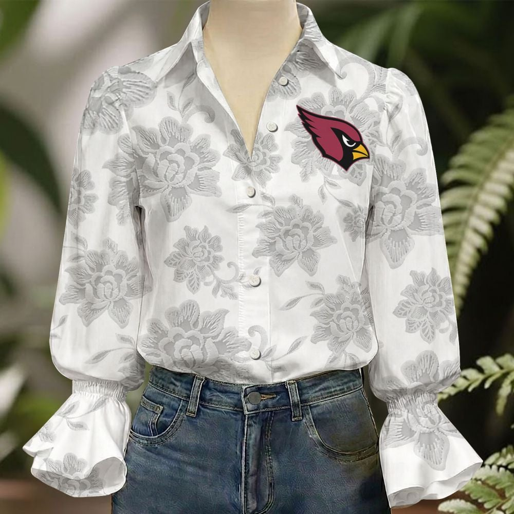 ARI x NFL 3D Collared Lace Long Sleeved Shirt 2004 DatND DVT