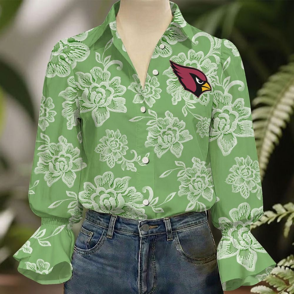 ARI x NFL 3D Collared Lace Long Sleeved Shirt 2004 DatND DVT