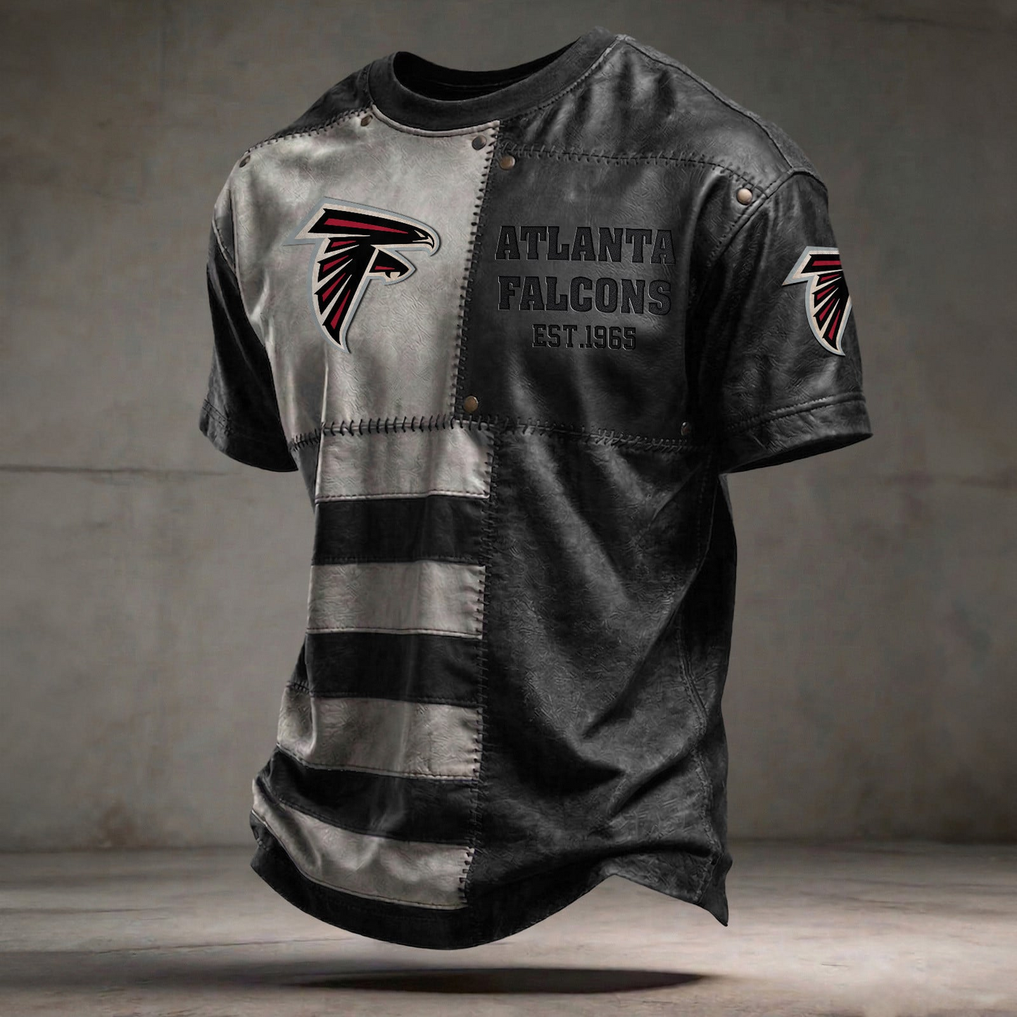 ATL x NFL T-Shirt 0404 DatND DVT Black