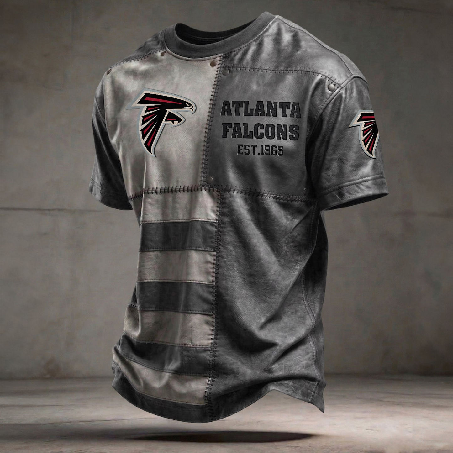 ATL x NFL T-Shirt 0404 DatND DVT Grey