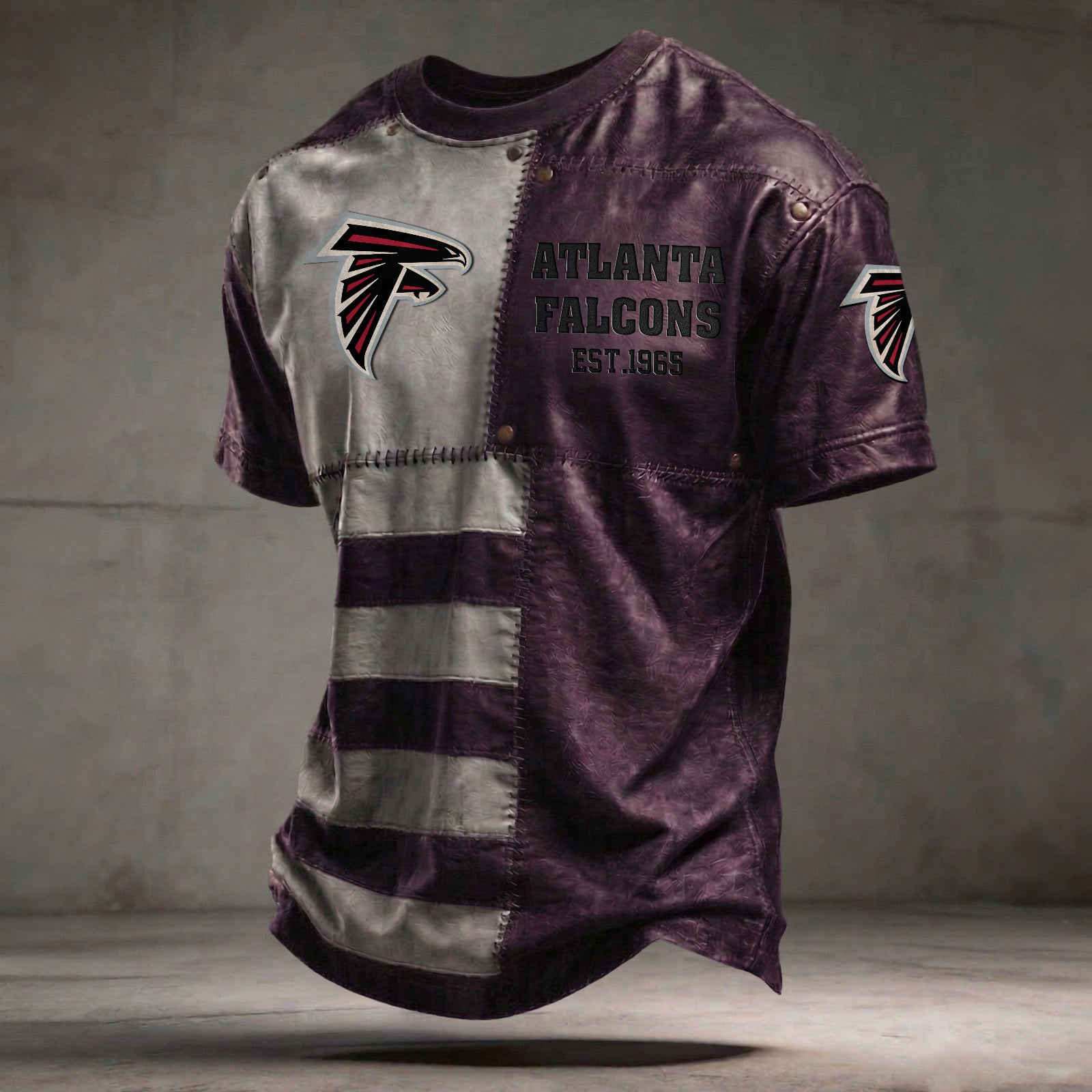 ATL x NFL T-Shirt 0404 DatND DVT Purple