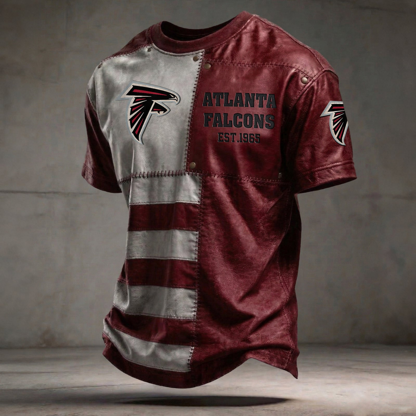 ATL x NFL T-Shirt 0404 DatND DVT Red