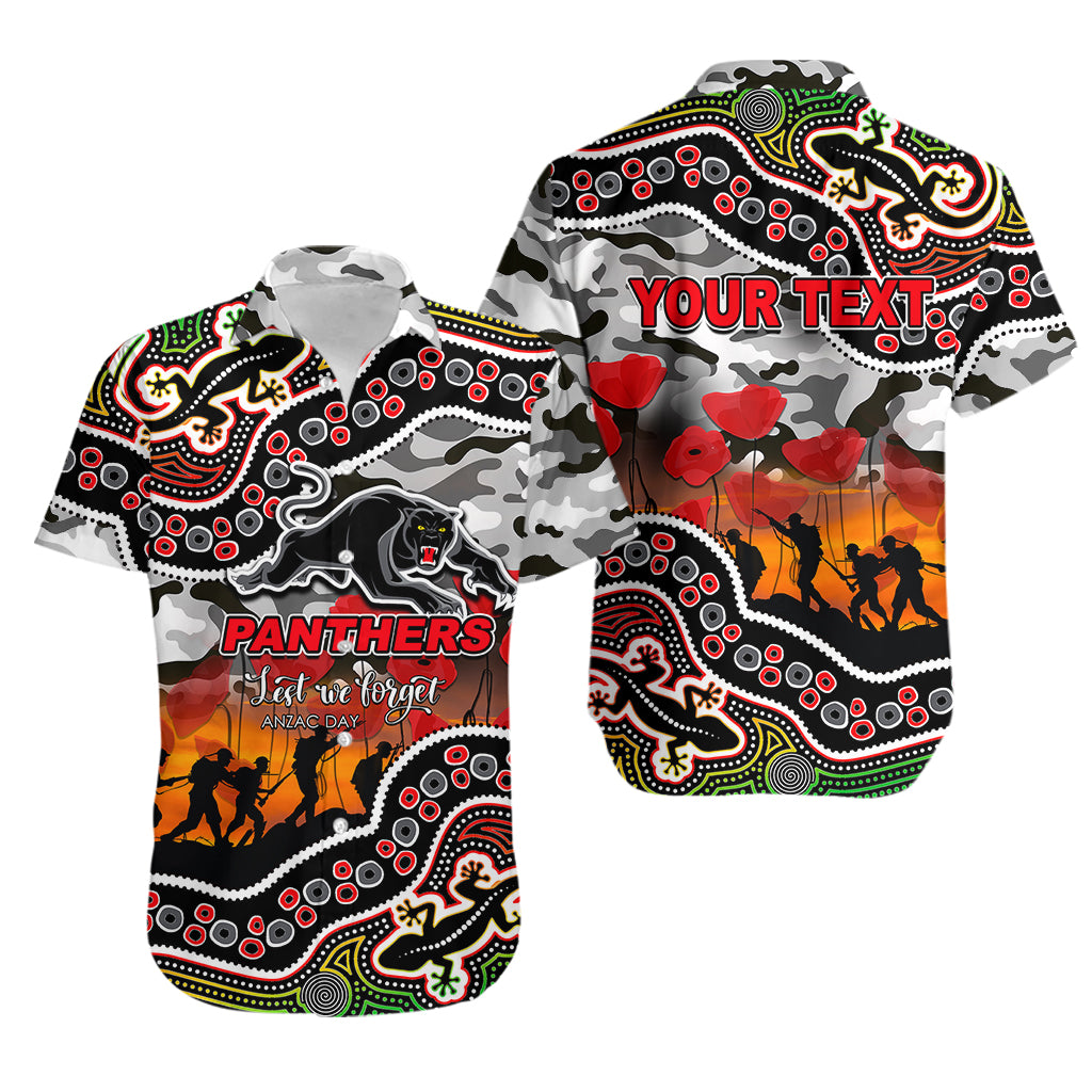 Anzac Day NRL - PEN Hawaiian Shirt Aboriginal Lizard Patterns DatND DVT
