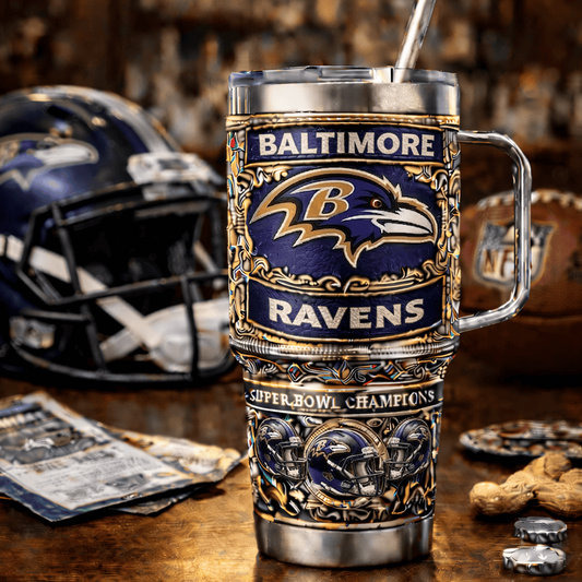 BAL x NFL 40oz Insulated Tumbler With Handle – Premium Fan Edition 0605 DatND DVT