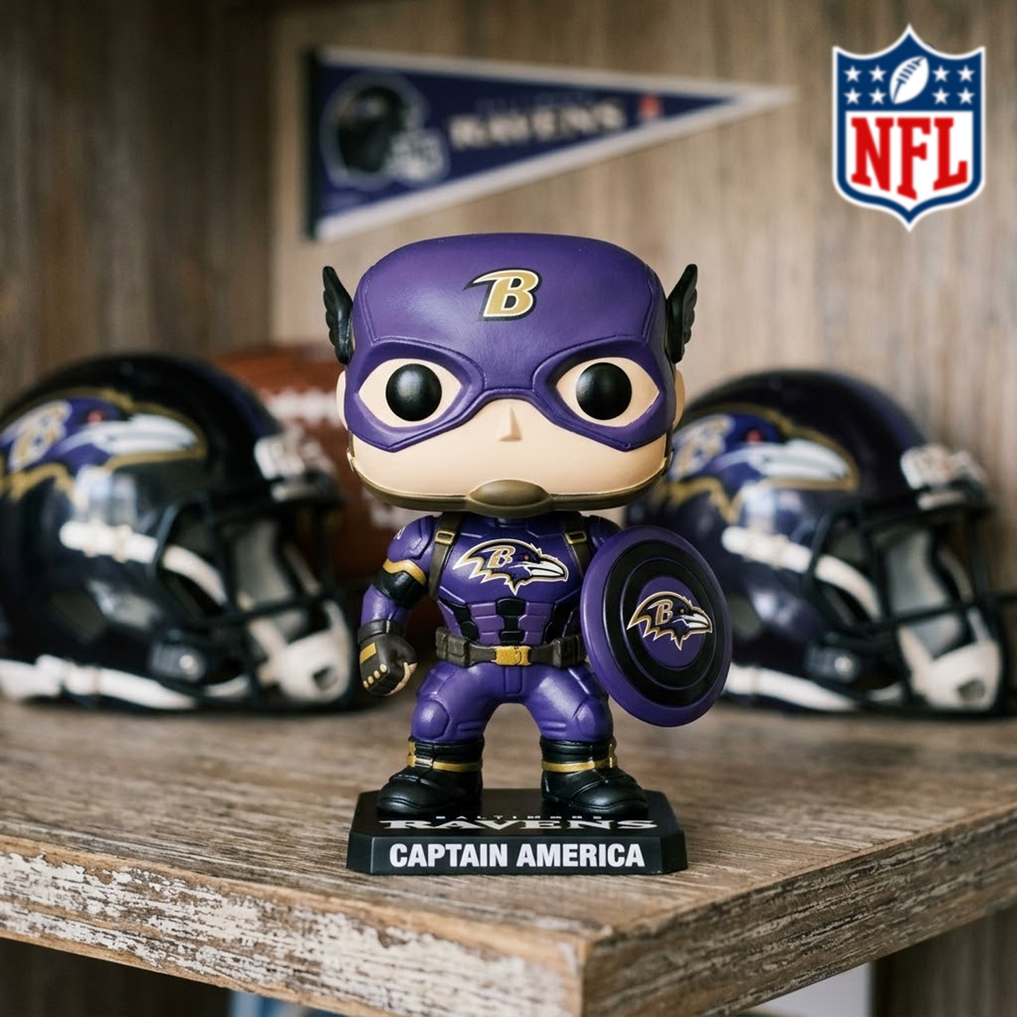 BAL x NFL CAPTAIN AMERICA FUNKOS DATND TANTD 010426