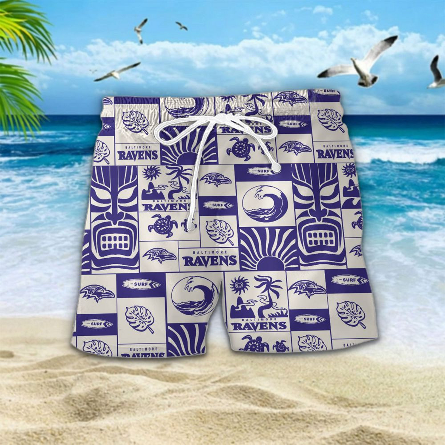 BAL x NFL Hawaiian Shirt 1604 DatND DVT