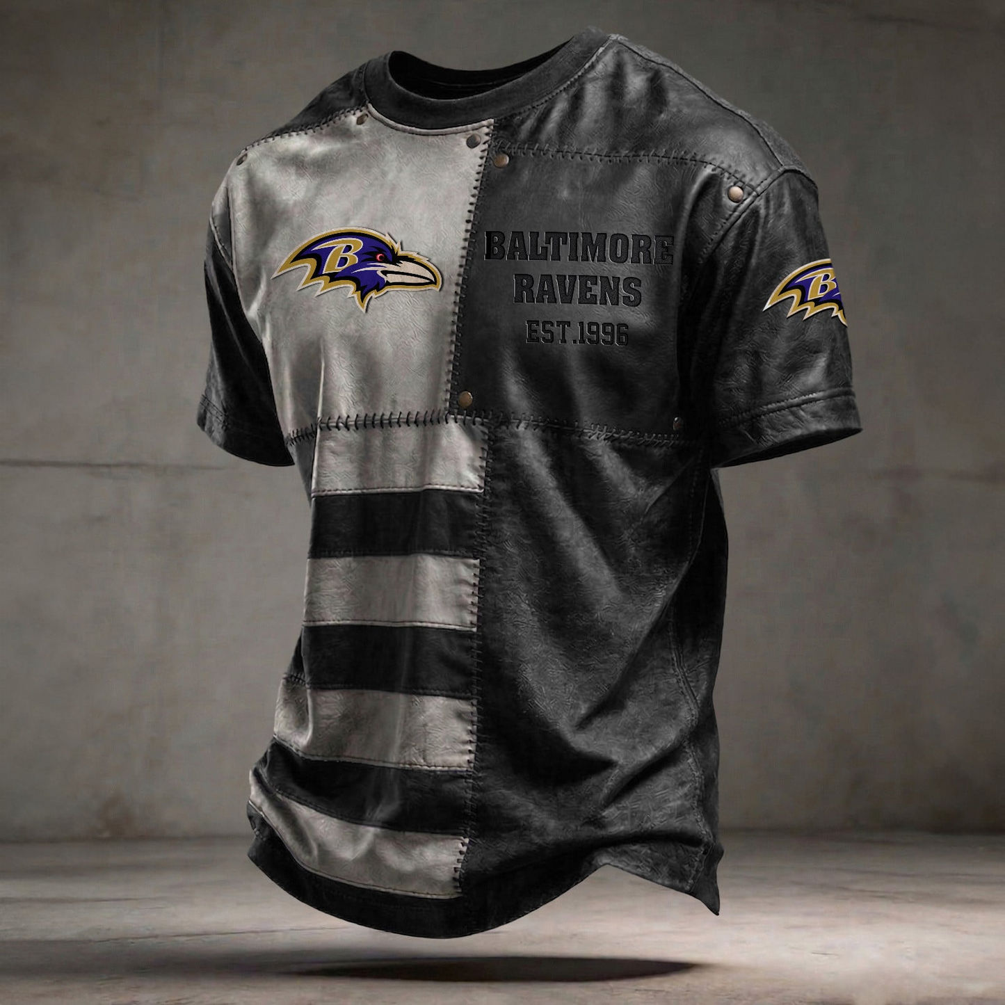 BAL x NFL T-Shirt 0404 DatND DVT Black