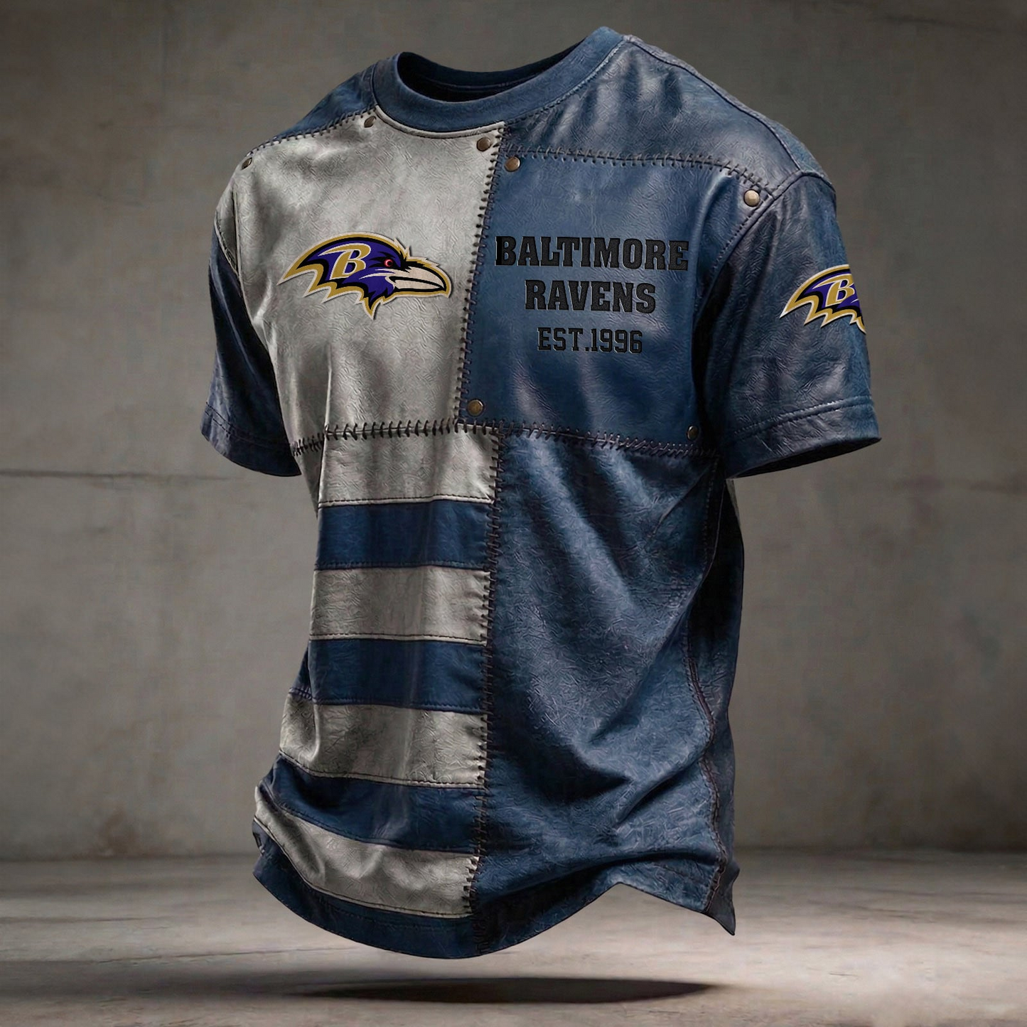 BAL x NFL T-Shirt 0404 DatND DVT Blue
