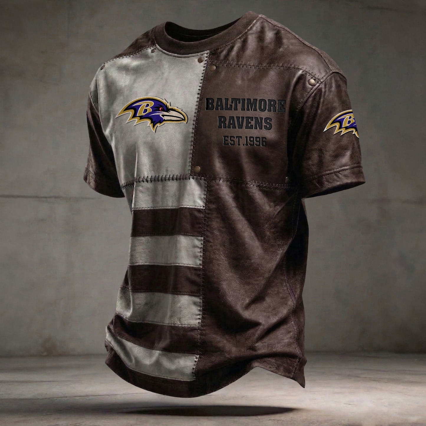 BAL x NFL T-Shirt 0404 DatND DVT Brown