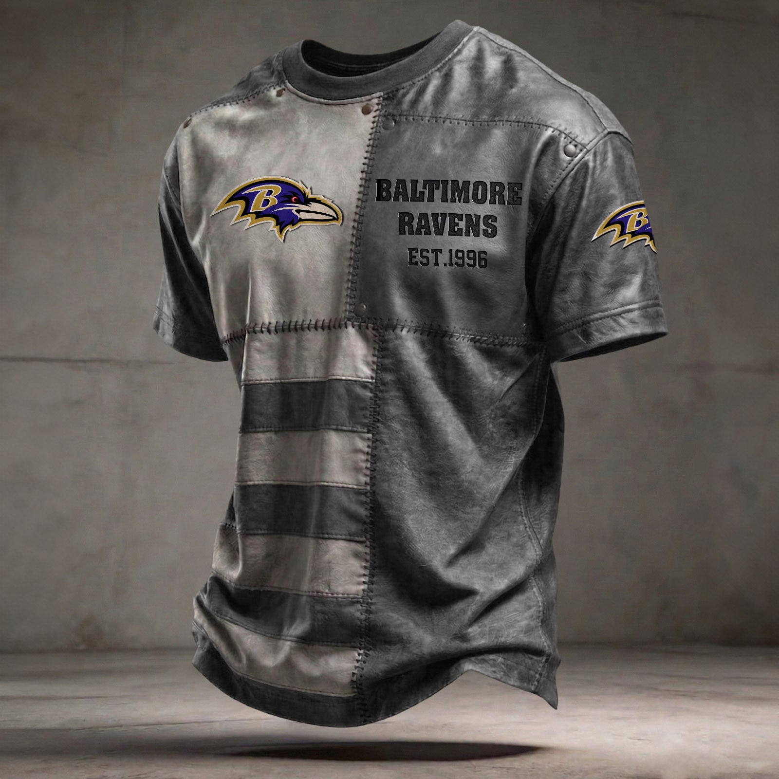 BAL x NFL T-Shirt 0404 DatND DVT Grey