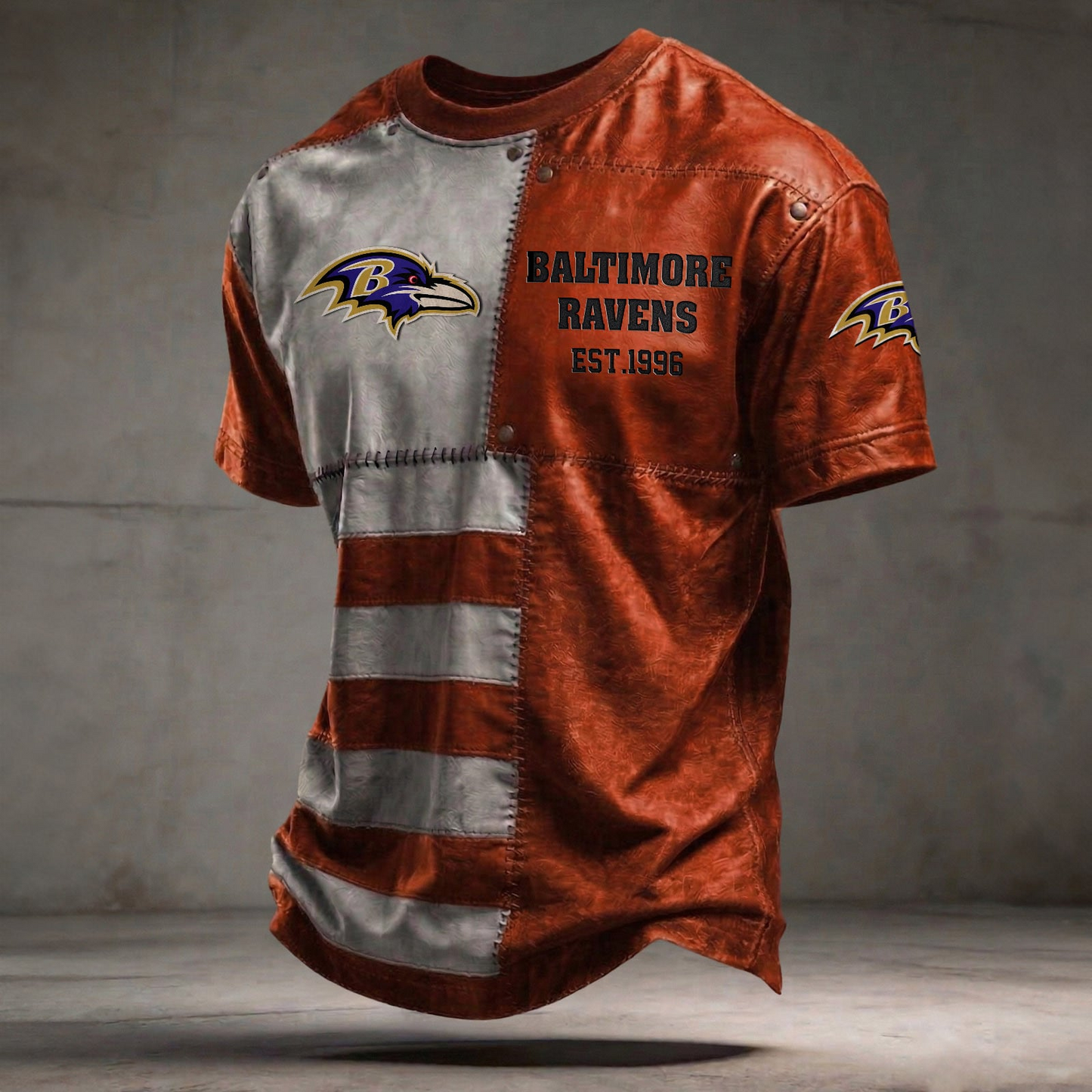 BAL x NFL T-Shirt 0404 DatND DVT Orange