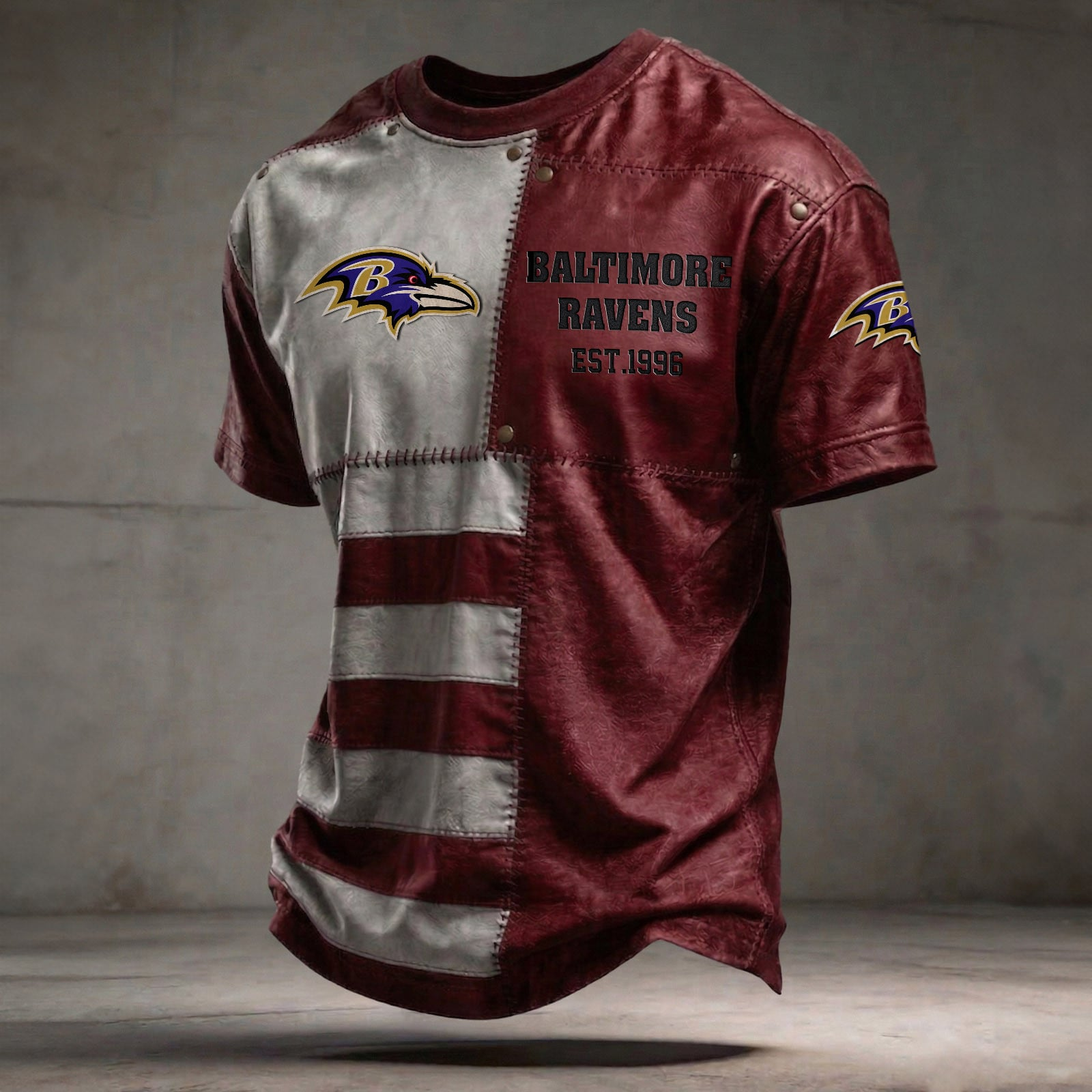 BAL x NFL T-Shirt 0404 DatND DVT Red