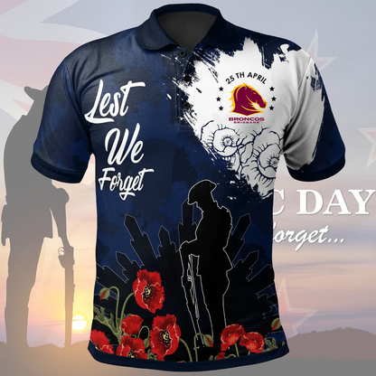 BRI x Anzac Day Polo Shirt DATND TANTD