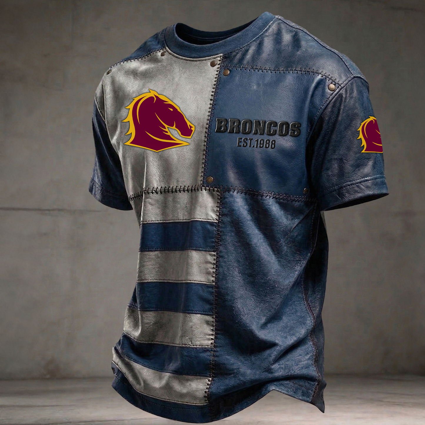BRI x NRL Premium 3D Shirt DATND TANTD 060426 Blue