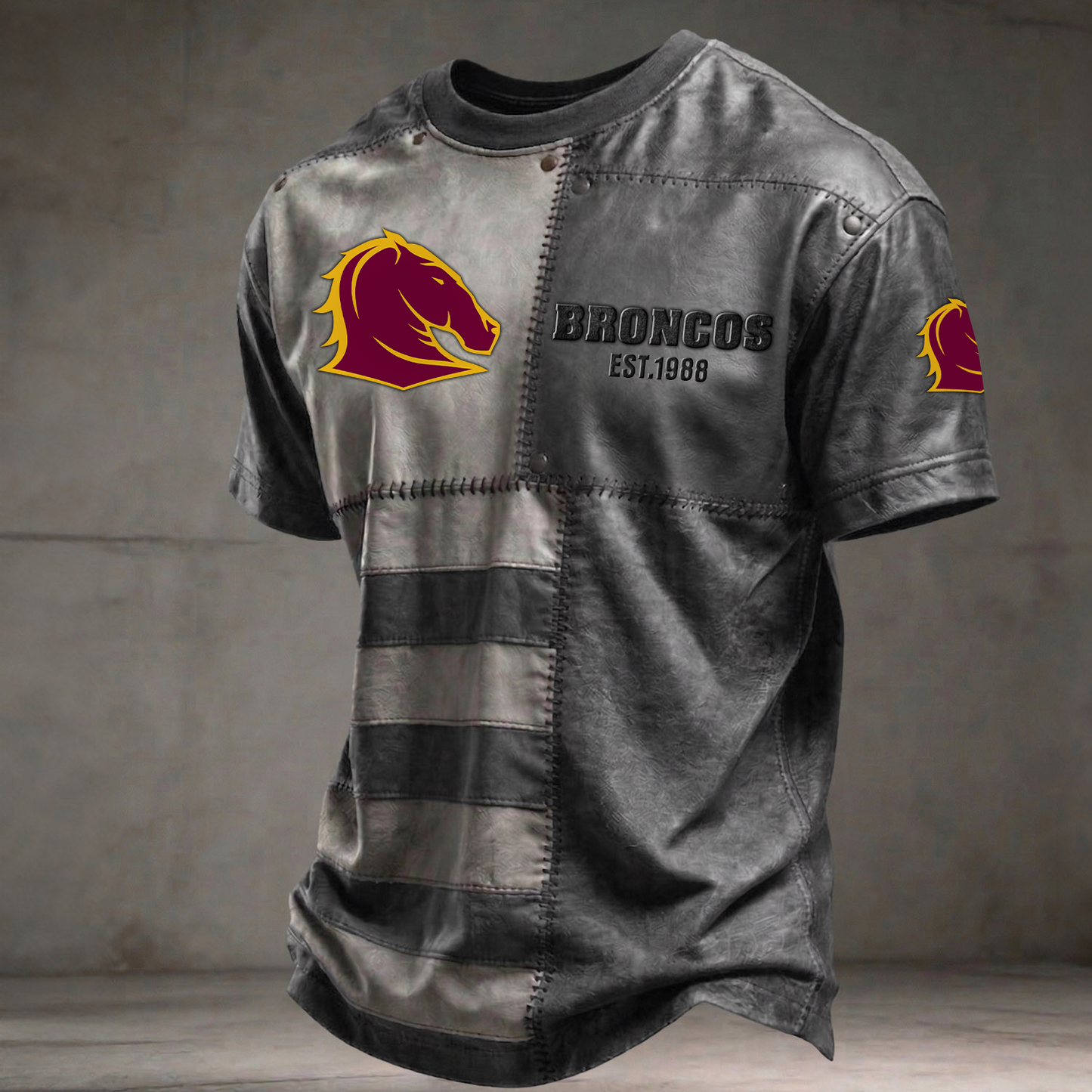 BRI x NRL Premium 3D Shirt DATND TANTD 060426 Grey