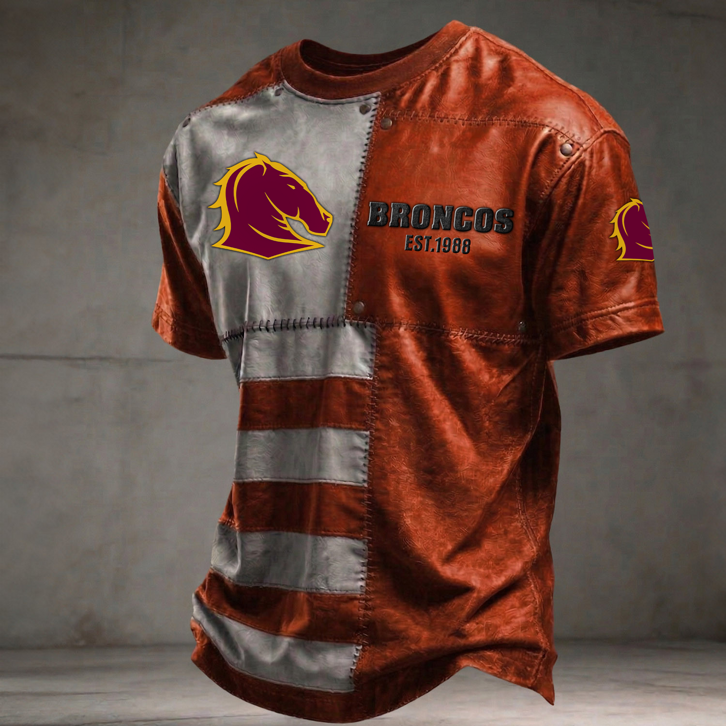 BRI x NRL Premium 3D Shirt DATND TANTD 060426 Orange