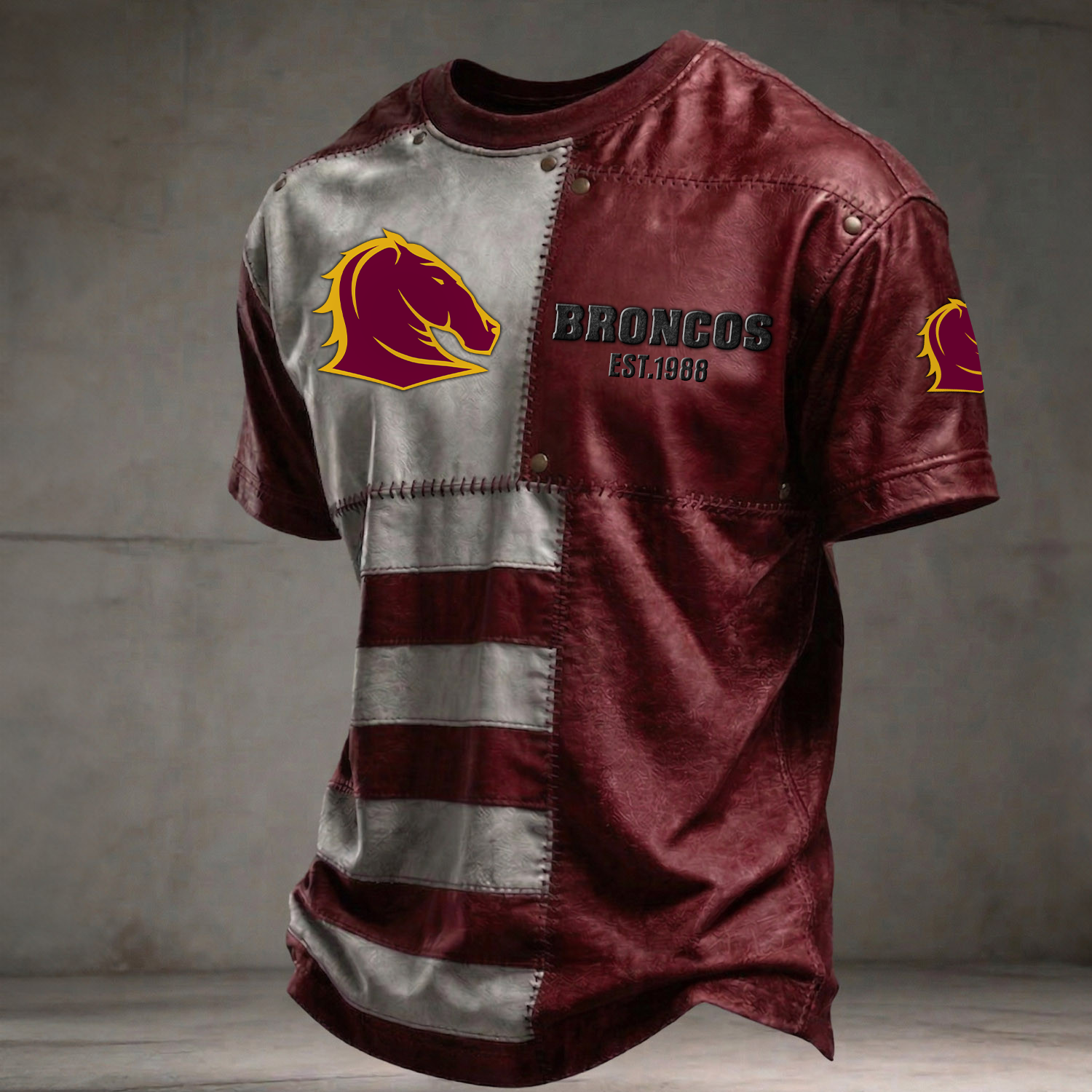 BRI x NRL Premium 3D Shirt DATND TANTD 060426 Red