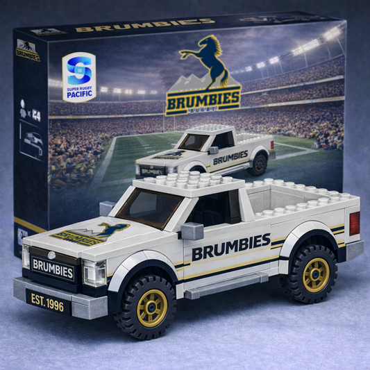 BRU x SPR Building Blocks Truck Toy Set DatND DVT