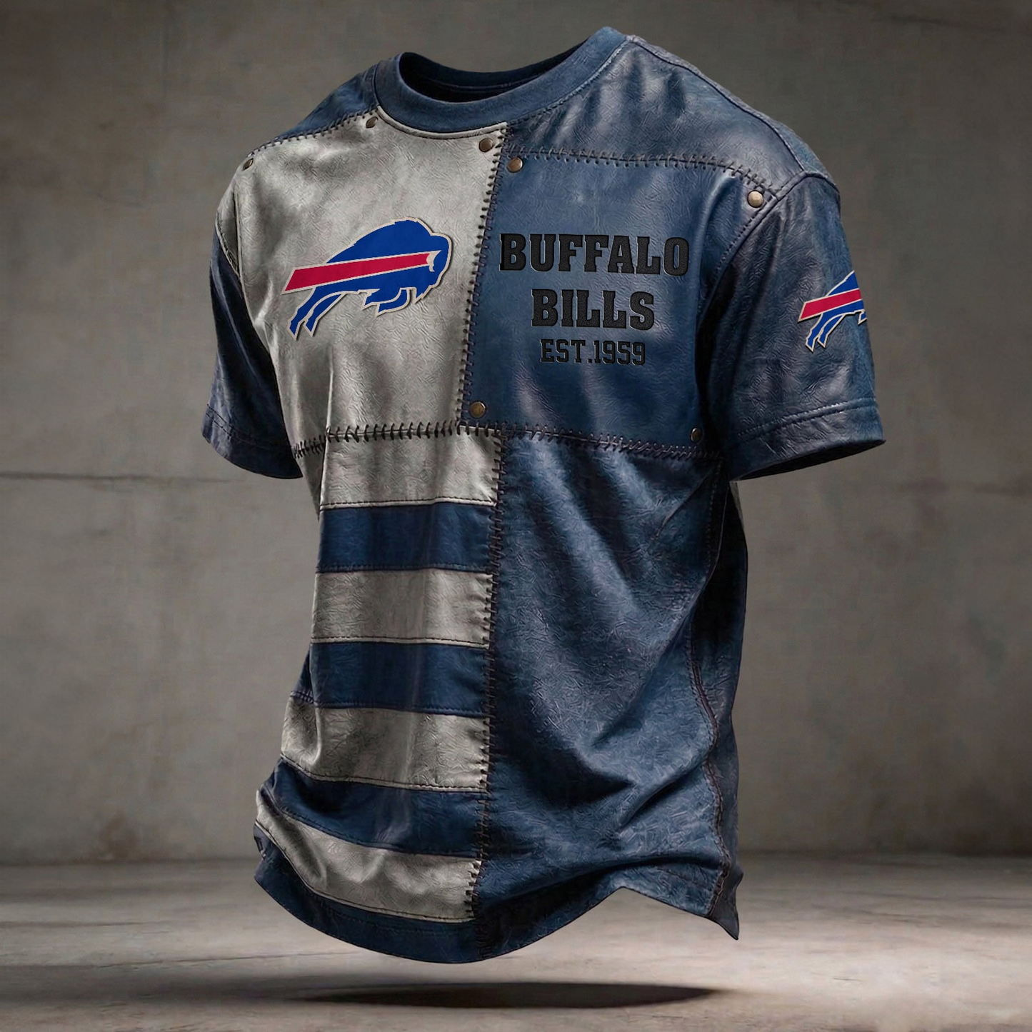 BUF x NFL T-Shirt 0404 DatND DVT Blue