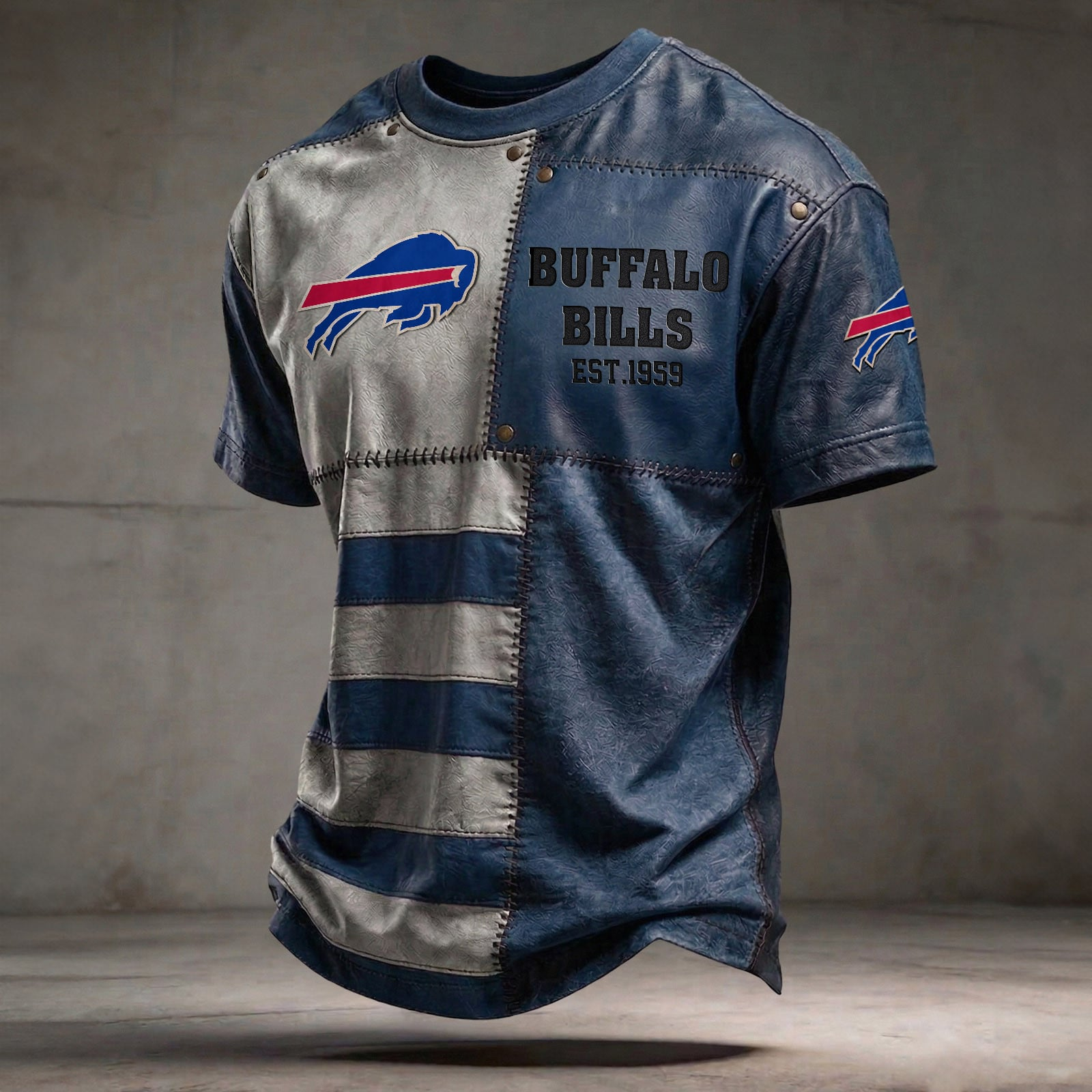 BUF x NFL T-Shirt 0404 DatND DVT Blue