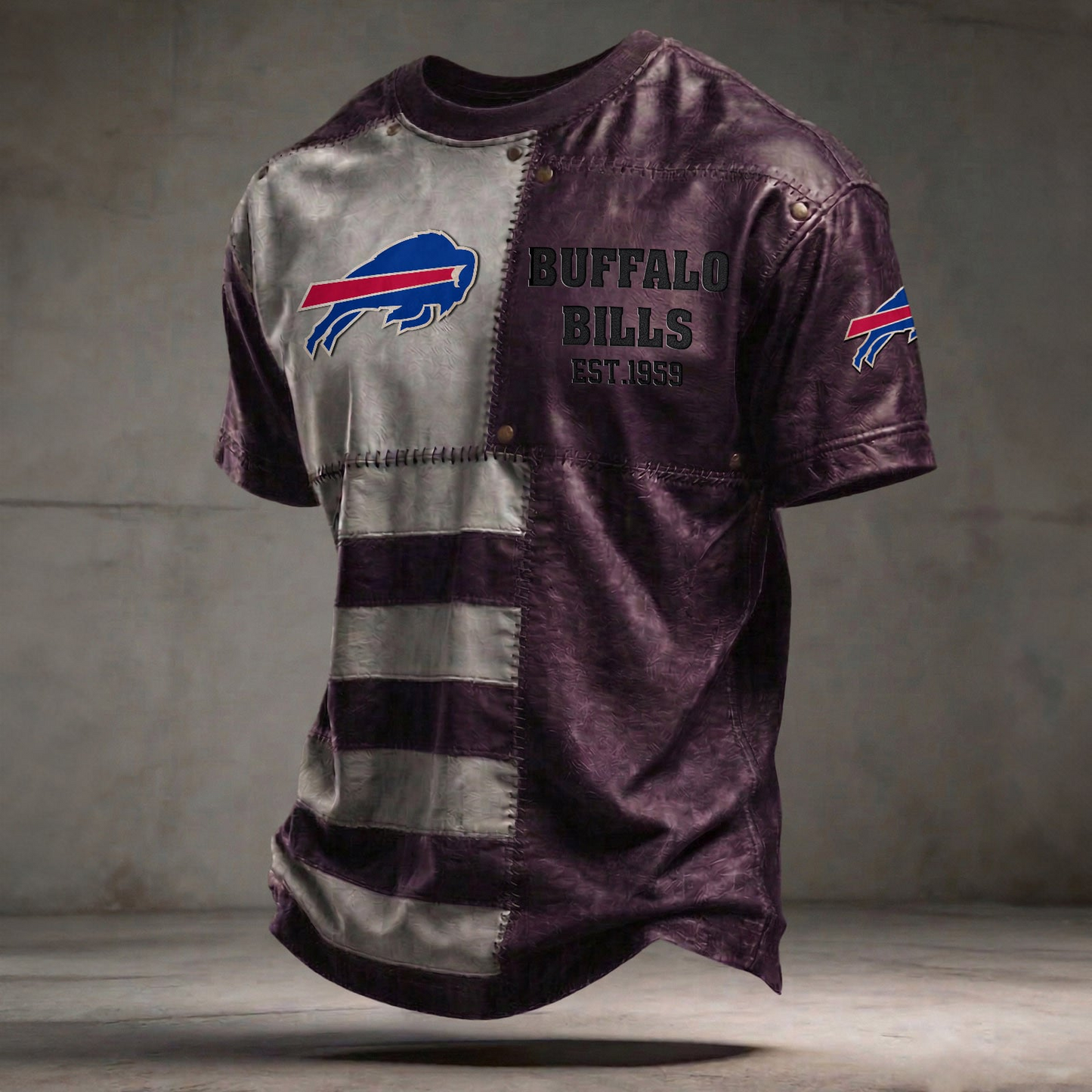 BUF x NFL T-Shirt 0404 DatND DVT Purple