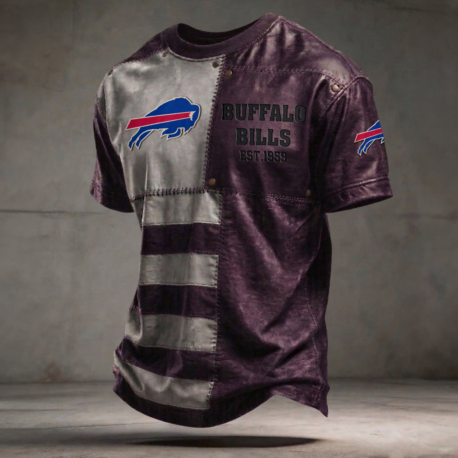 BUF x NFL T-Shirt 0404 DatND DVT Purple