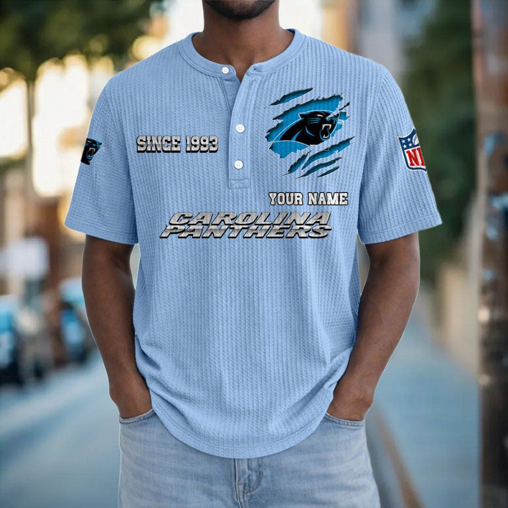 CAR x NFL Crew Neck Button Henley Tshirt 0405 DatND DVT