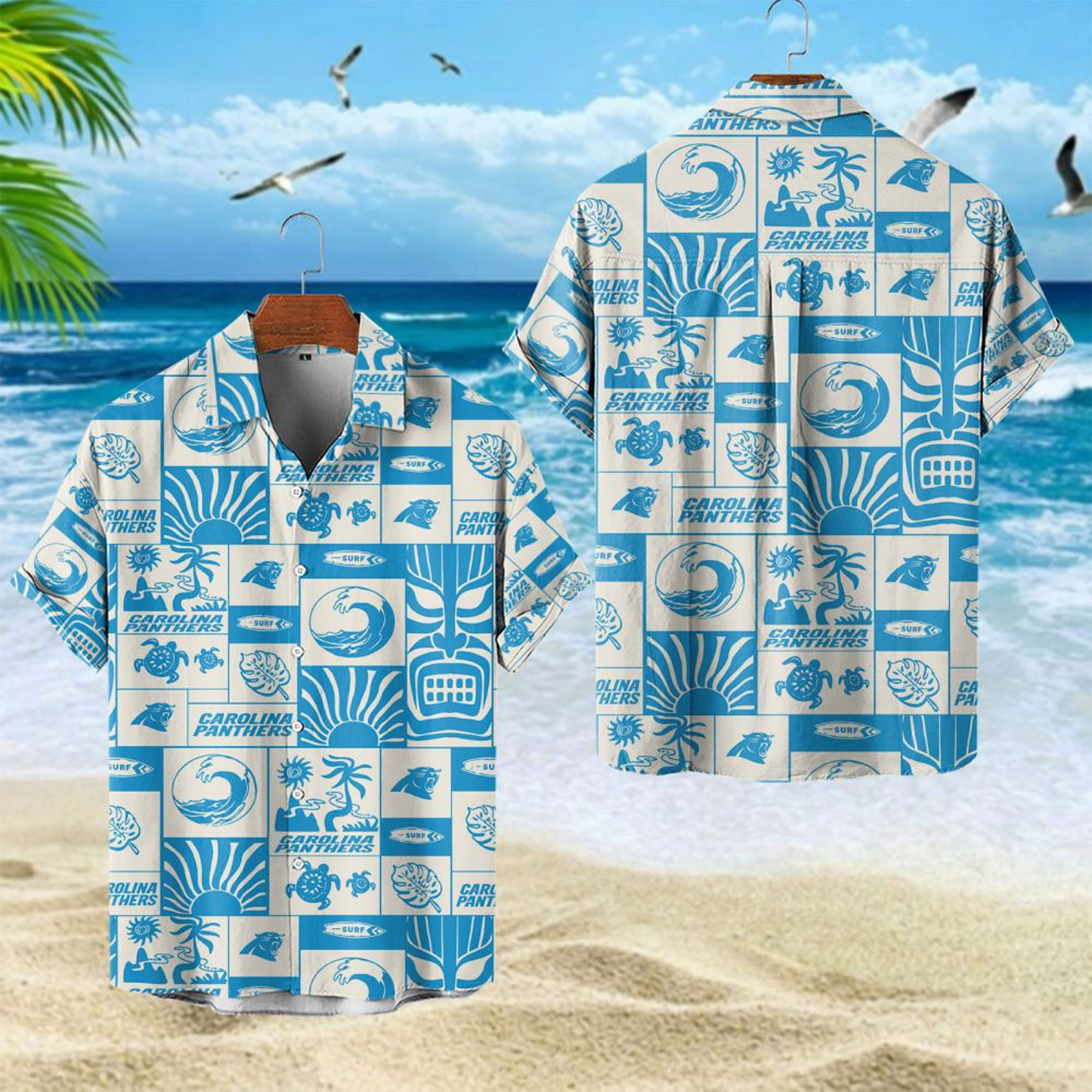 CAR x NFL Hawaiian Shirt 1604 DatND DVT