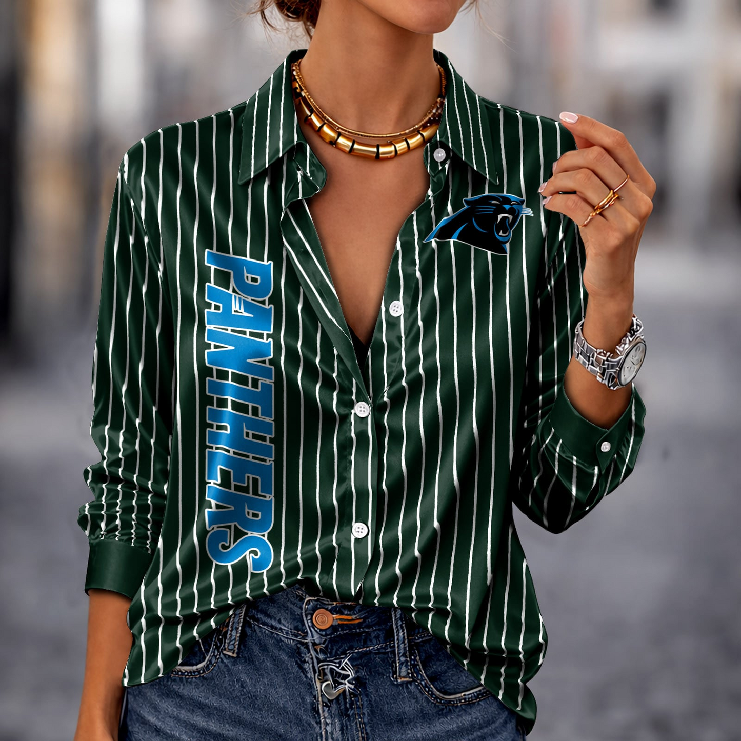 CAR x NFL Premium Stripe Shirt DATND TANTD 010426 Green