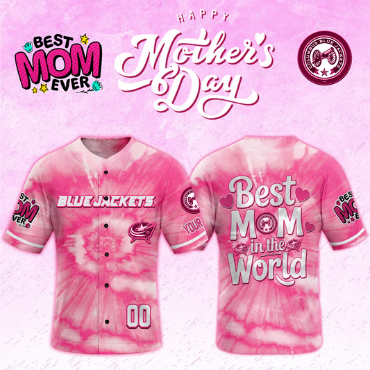 CBJ x NHL Happy Mother's Day Pink Tie Dye Special DATND TANTD 240426