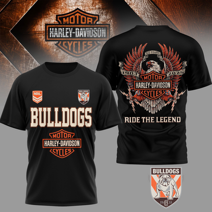 CBY Premium NRL 22 Year Harley Davidson 3D Shirt 0704 DatND DVT