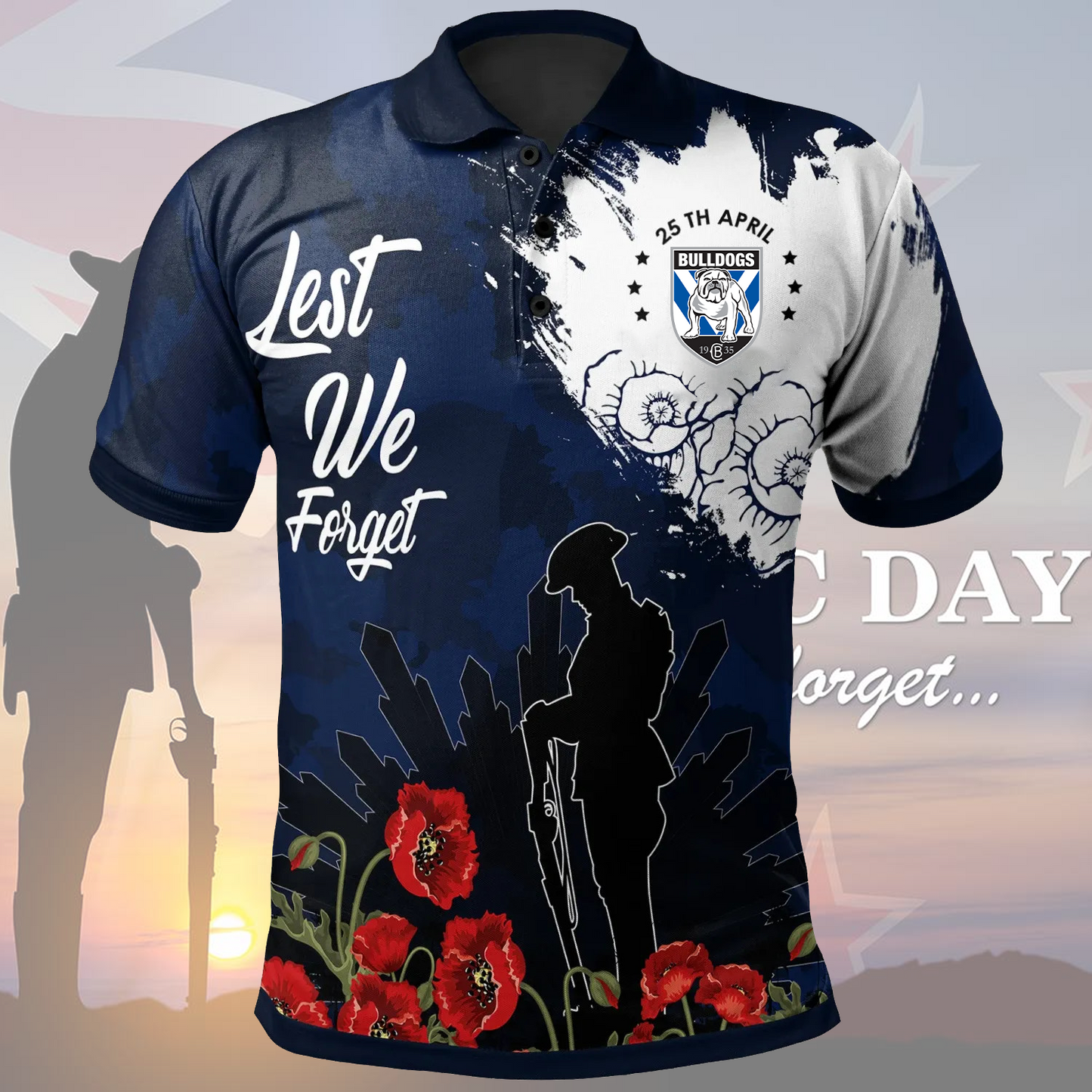 CBY x Anzac Day Polo Shirt DATND TANTD