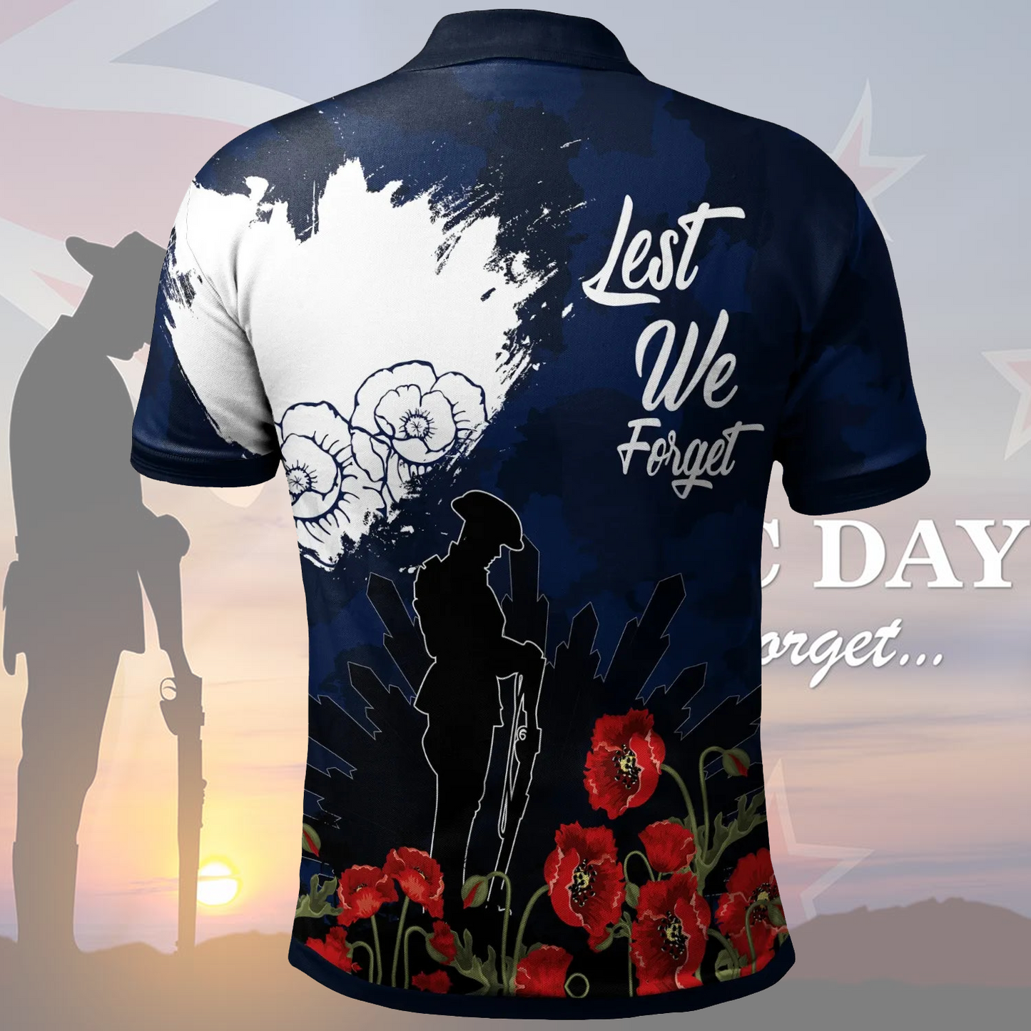 CBY x Anzac Day Polo Shirt DATND TANTD