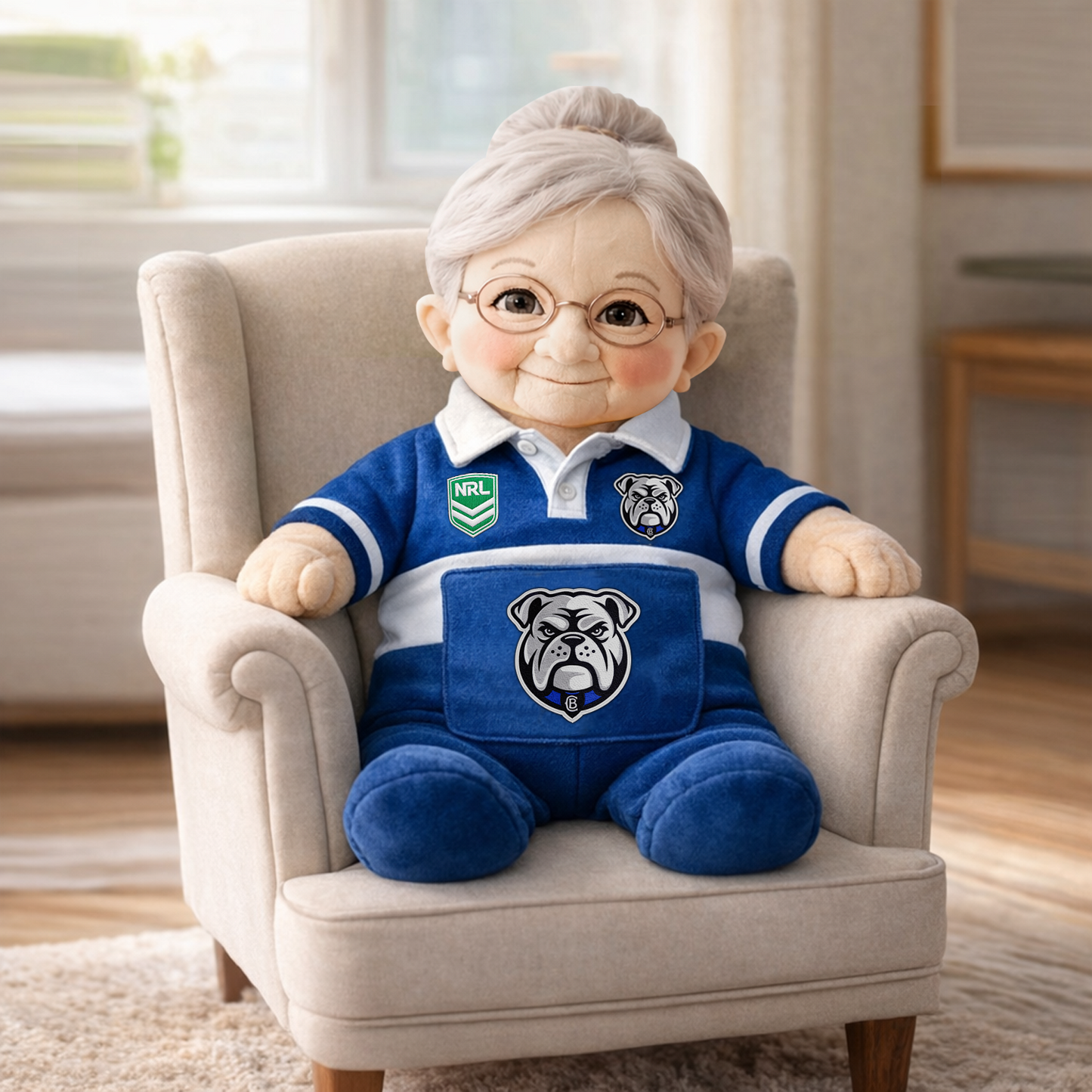 CBY x NRL Grandma Plush Mascot 2003 DatND DVT