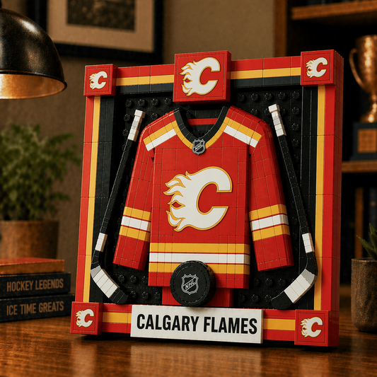 CGY x NHL Framed Jersey Building Set 2404 DatND DVT