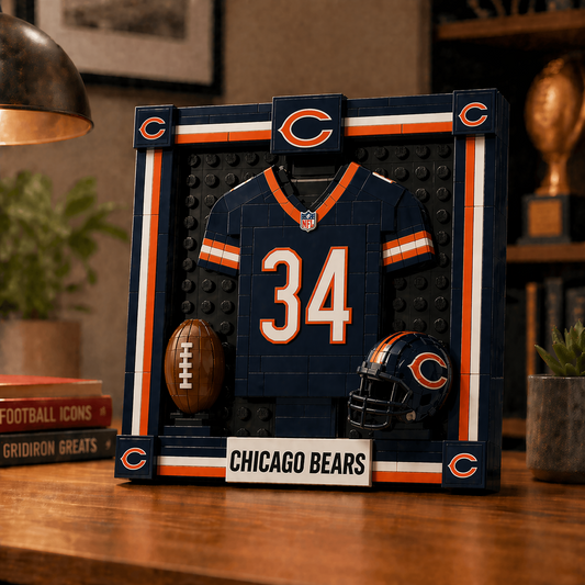 CHI x NFL Framed Jersey Building Set 2304 DatND DVT