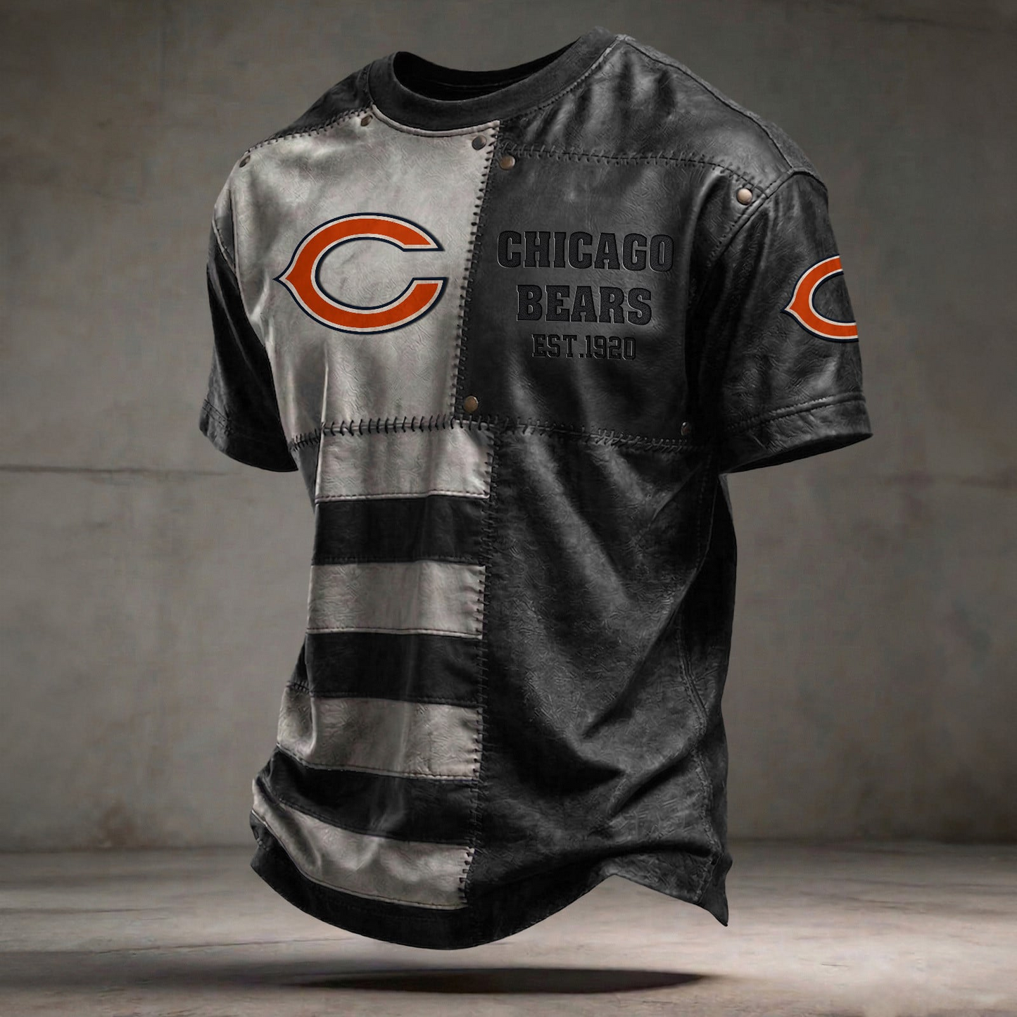 CHI x NFL T-Shirt 0404 DatND DVT Black