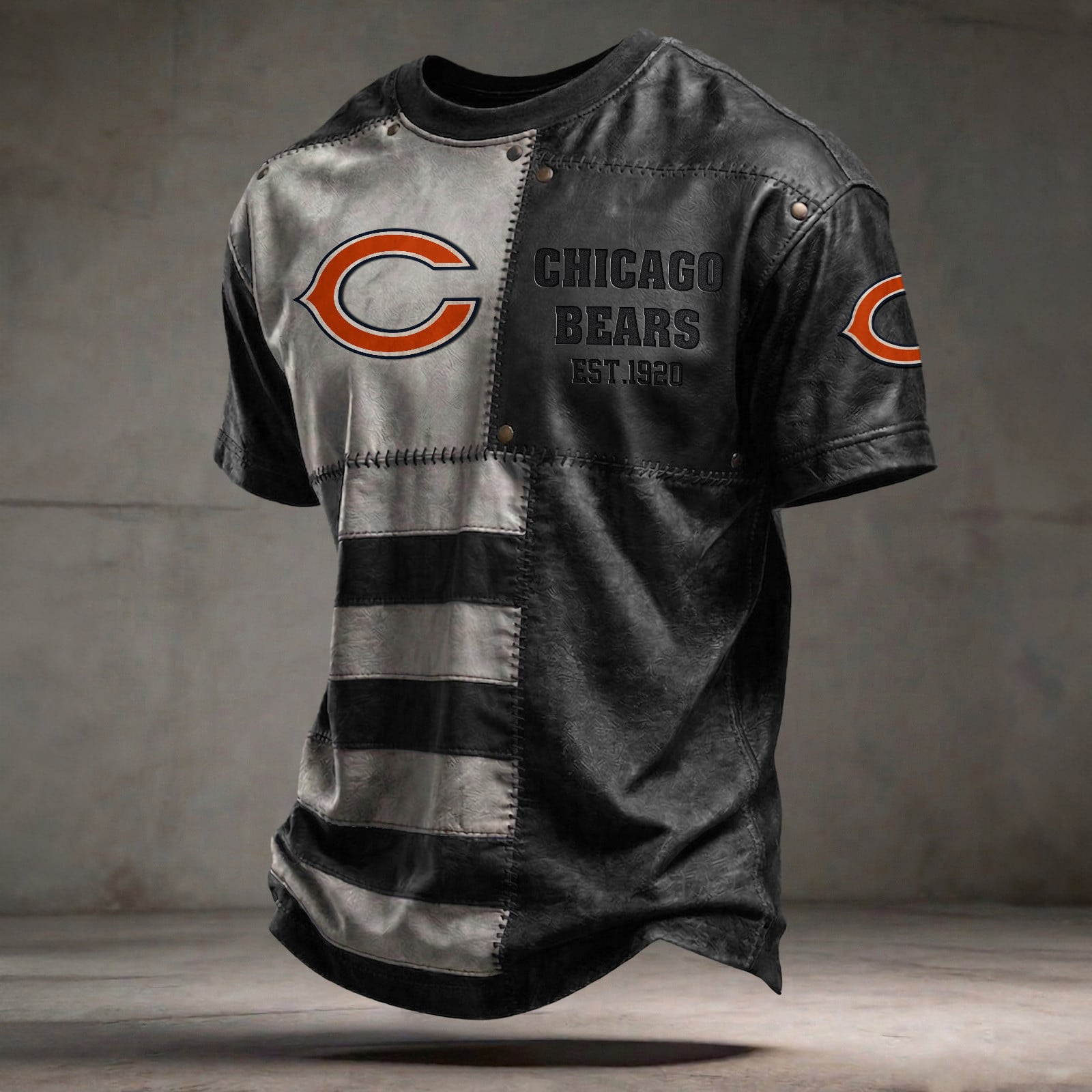CHI x NFL T-Shirt 0404 DatND DVT Black