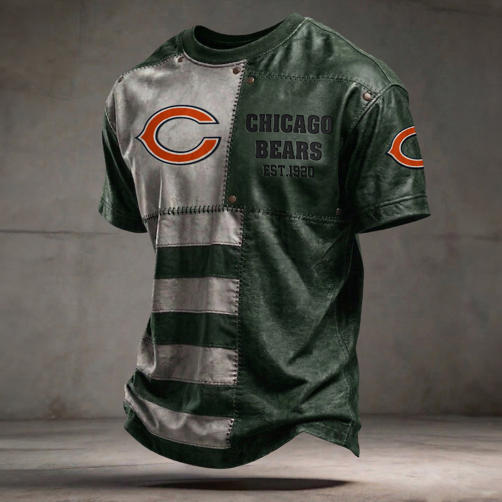 CHI x NFL T-Shirt 0404 DatND DVT Green