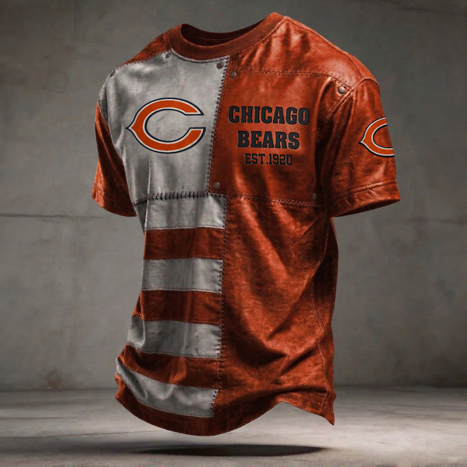 CHI x NFL T-Shirt 0404 DatND DVT Orange